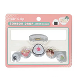 和柄　ボンボンドロップヘアクリップ（5列）　日本食