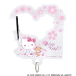 桜デザインのキティちゃんがラブリー♪ 「サンリオ」春を先取りしたアクリルカラビナがカプセルトイに登場 画像