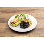 GiGOコラボカフェ「黒子のバスケ」_青峰＆今吉　照り焼きチキンサンドとミートソースパスタセット