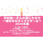 中村悠一さんお誕生日記念!一番好きなキャラは?第1位~第5位を一気に見るならこちら