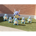 勇しいゼニガメとカメール