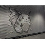 「カヤツリジム」の壁にはメタルピカチュウが