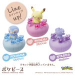 ぴーすふるどーる　～はーとがいっぱい～　／ピカチュウ／ポッチャマ／ニャスパー　各種 1,650円(税込)