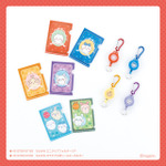 ちいかわ ミニクリアフォルダー2P、ちいかわ カラビナ付きリールキーホルダー