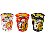 明星 チャルメラカップ しょうゆ、宮崎辛麺、バリカタ麺豚骨