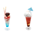 甘党！宇治銀時丼風クリームフロート、神威のパチパチわたあめコーラ