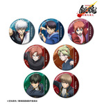 『新劇場版 銀魂 -吉原大炎上-』描き下ろし 戦いへver. トレーディンググリッター缶バッジ（全7種）