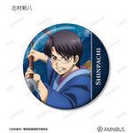 『新劇場版 銀魂 -吉原大炎上-』描き下ろし 戦いへver. トレーディンググリッター缶バッジ（志村新八）