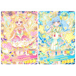 （左から）すきすきハートバズリウム　いのり、ゆめゆめスターバズリウム　あおい