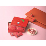 サンリオキャラクターズ×もち吉コラボ”第2弾”_あられクランチチョコ いちご味 ハローキティ缶