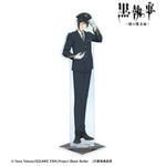 黒執事×推し旅／JR東海コラボ「描き下ろし セバスチャン・ミカエリス 駅員ver. 特大アクリルスタンド」