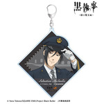 黒執事×推し旅／JR東海コラボ「描き下ろし セバスチャン・ミカエリス 駅員ver. BIGアクリルキーホルダー」