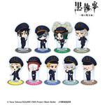黒執事×推し旅／JR東海コラボ「トレーディング ちびキャラ 駅員ver. アクリルスタンド」全9種