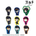 黒執事×推し旅／JR東海コラボ「ちびキャラ 駅員ver. フレークシール」