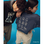 GLOBAL WORK「ドラえもんヘビロッTEE/半袖」着用イメージ