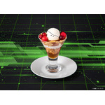 「機動戦士Gundam GQuuuuuuX Cafe －each choice of justice－」SIDE:A限定デザート「ハロ パフェ」