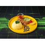 「機動戦士Gundam GQuuuuuuX Cafe －each choice of justice－」SIDE:B限定メニュー「ニャアンのカオマンガイ」