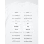 ユニクロ「Disney x Formula 1 UT」MEN　カラー：00 WHITE　BACK