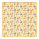 ポムポムプリン30周年記念グッズ「POMPOMPURIN 30th Anniversary ランチクロス（総柄）」