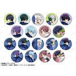 描き下ろし 戦う背中×雨ver. トレーディンググリッター缶バッジ（全18種）