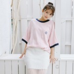 『ビッグシルエットポケットTシャツ　Robert P.Miller×Talking　ちいかわ FLAMINGO』