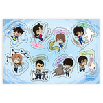 「名探偵コナン　風駆ける天空都市」サンシャイン水族館限定グッズ「シール」