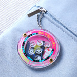 フレークアクリルキーホルダー