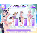 たわわなバストに釘付け…♪ 白ビキニ姿のアカネばっかり！「グリッドマン ユニバース」オンラインくじが登場 画像