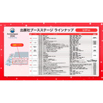 出展社ブースステージ