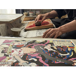 劇場版『チェンソーマン レゼ篇』浮世絵木版画「颱風ノ悪魔回廊破り」