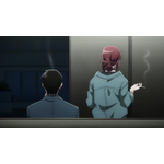 TV アニメ『スーパーの裏でヤニ吸うふたり』場面写真