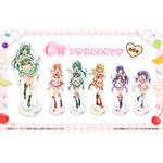 「ひぐらしのなく頃に 卒 WEBくじ『Moe Moe○Cute Cafe』」C賞：アクリルスタンド（全6種）