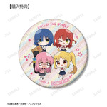 TVアニメ『ぼっち・ざ・ろっく！』むーらんさんイラスト 集合 制服ver. グリッター缶バッジ AMNIBUS＆アニメイト限定特典