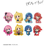 TVアニメ『ぼっち・ざ・ろっく！』むーらんさんイラスト 制服ver.＆ライブ衣装ver. トレーディングダイカットステッカー（全8種）