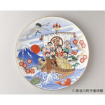 復刻　有田焼　宝船・飾り皿（香蘭社）　