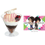 松田と萩原のチョコ＆ベリーパフェ