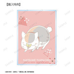 「ニャンコ先生 lette-graph 第2弾 アクリルカード 薄紅色 AMNIBUS限定特典」