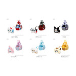 おでかけバッグ入りにゃんこマスコット　6種　各2,750円
