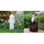 晴雨兼用折りたたみ傘　ニョロニョロ/ホワイト