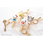 おとなのサンリオ「バッグキークリップ サンリオキャラクターズ」全4種　使用イメージ
