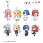 上倉エクさんイラスト 白いワンピースver.&黒いワンピースver. トレーディングアクリルキーホルダー