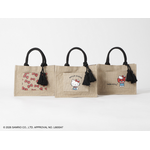 ハローキティ × grove「ジュートタッセルトート」全3種