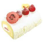 「母の日 苺のロールケーキ」