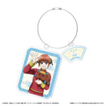 「ワイヤーリングアクリルキーホルダー」