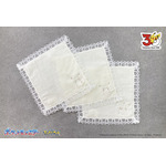 レース付きタオルハンカチ