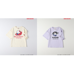 サンリオキャラクターズ×ライトオン　「プリントTシャツ（KIDS）」ホワイト（ハローキティ）、ライラック（クロミ）