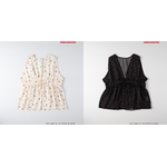 サンリオキャラクターズ×ライトオン　「シアーベスト（WOMENS）」オフシロ（ハローキティ）、ブラック（同）