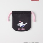 サンリオキャラクターズ×ライトオン　「プリント巾着」ブラック（クロミ）