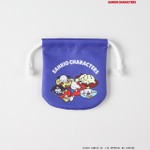 サンリオキャラクターズ×ライトオン　「プリント巾着」ブルー（サンリオキャラクターズ）