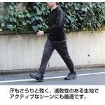 薄手ドライパーカー　着用イメージ